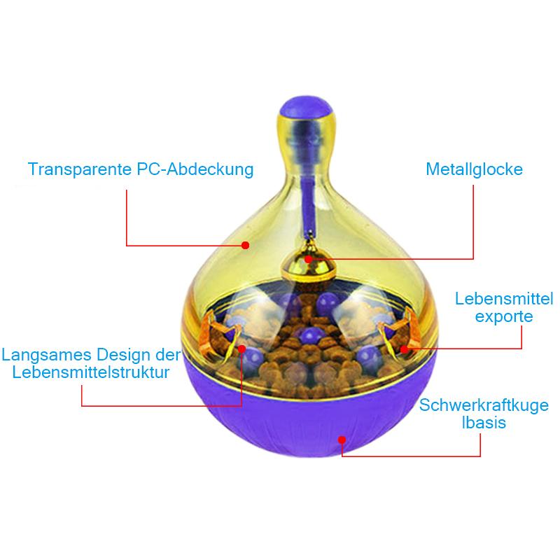 Blaudonau- Tumbler Haustier Futter Spielzeug
