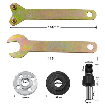 Blaudonau- Elektrische Bohrmaschine Winkelschleifer Pleuel Set 6 mm Rundschaft