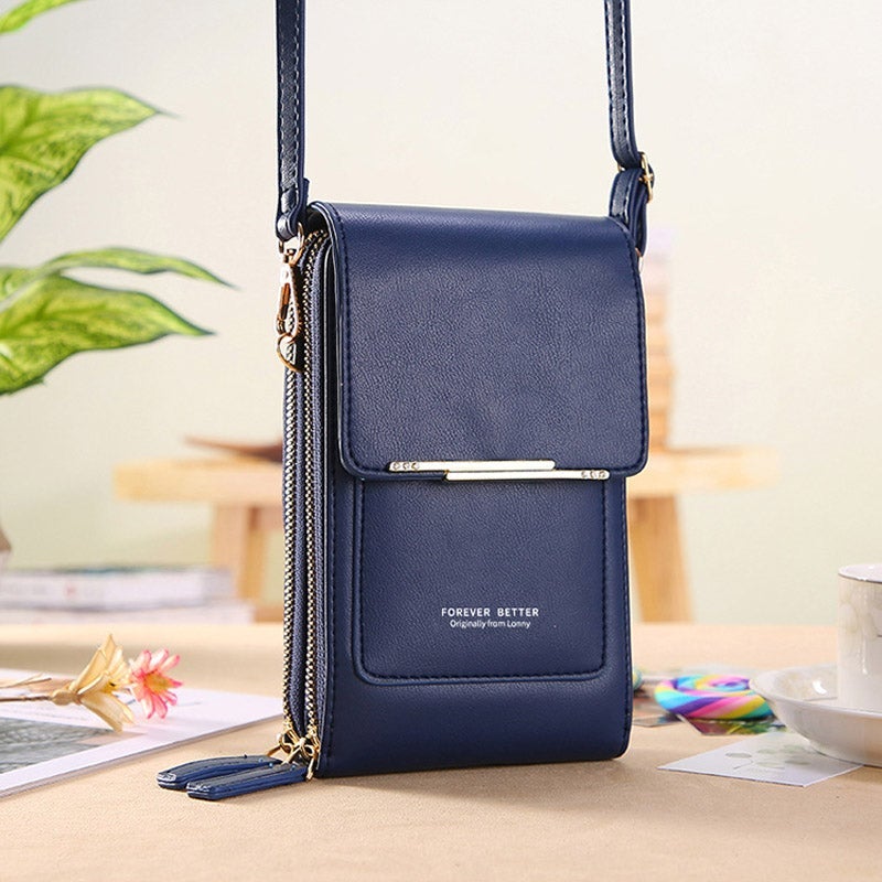 Blaudonau- Damen Süße und stylische Handytasche Blau