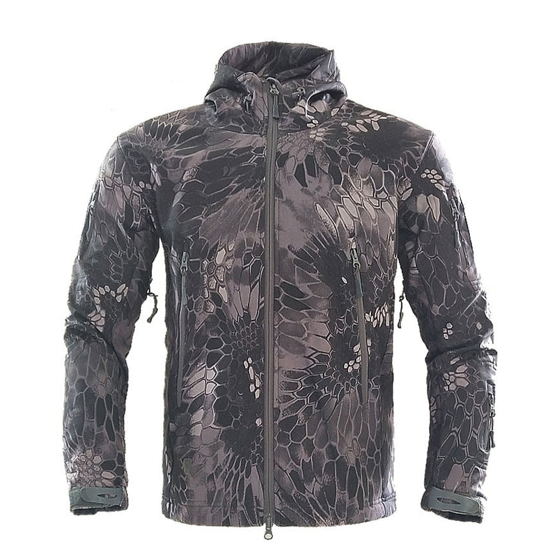 Blaudonau- Taktische Outdoor-Jacke Schlangenmuster