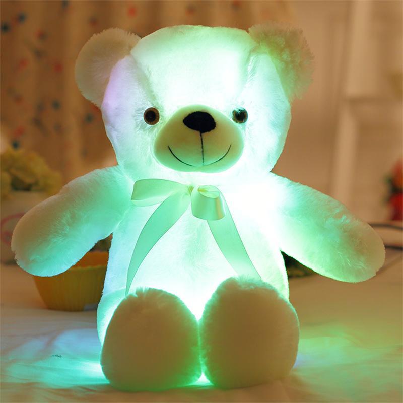 Blaudonau- LED-Teddybär Weiss