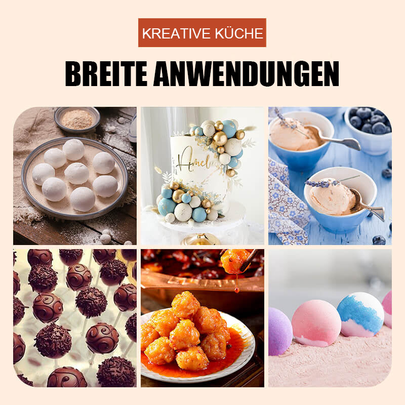 Blaudonau- Kreative Küche Dreifach-Fleischbällchen-Hersteller