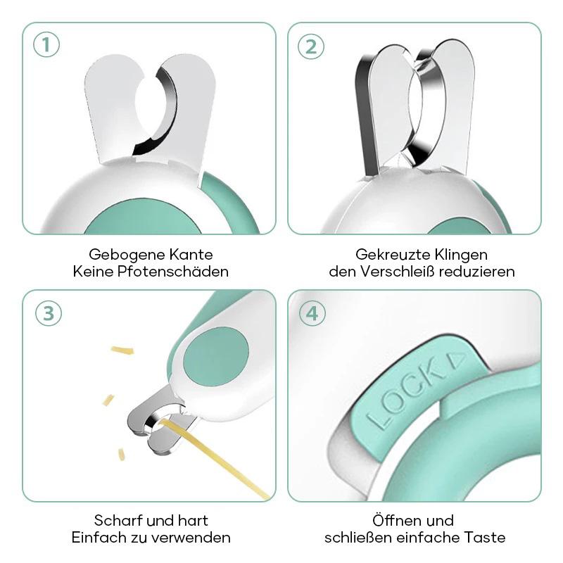 Blaudonau- LED-Nagelknipser für Haustiere