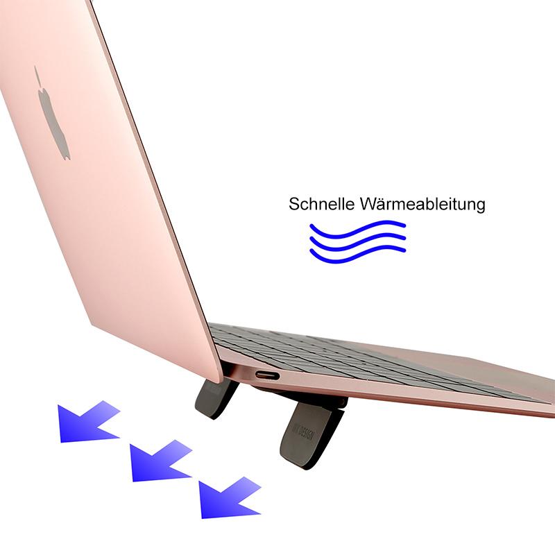 Blaudonau- Selbstklebender unsichtbarer Laptopständer