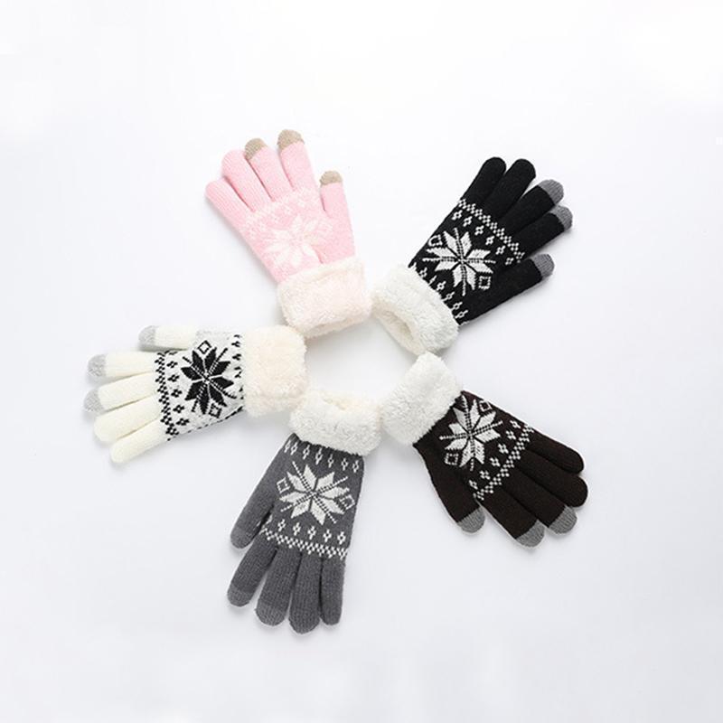 Blaudonau- Damen Warme Winter Handschuhe