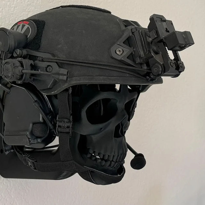 Blaudonau- 3D Totenkopf Helm Display Paket Halterung