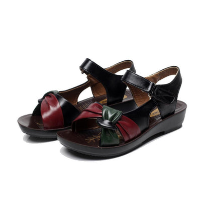 Blaudonau- Sanfte Sommer Damen Sandalen, das Geschenk für Mama Braun