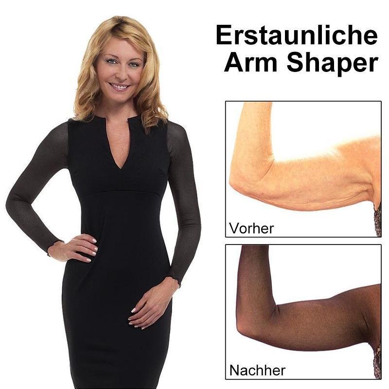 Blaudonau- Damen Nahtlose Arm Shaper Mesh Shaping Unterwäsche