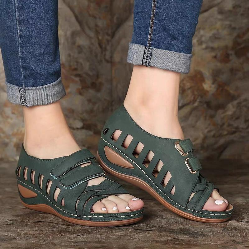 Blaudonau- Damen Sommer Freizeit Sandalen