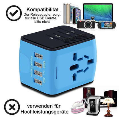 Blaudonau- Universal World Plug Reiseadapter