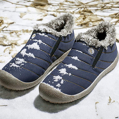 Blaudonau- Mode warme und rutschfeste Schneeschuhe BLAU