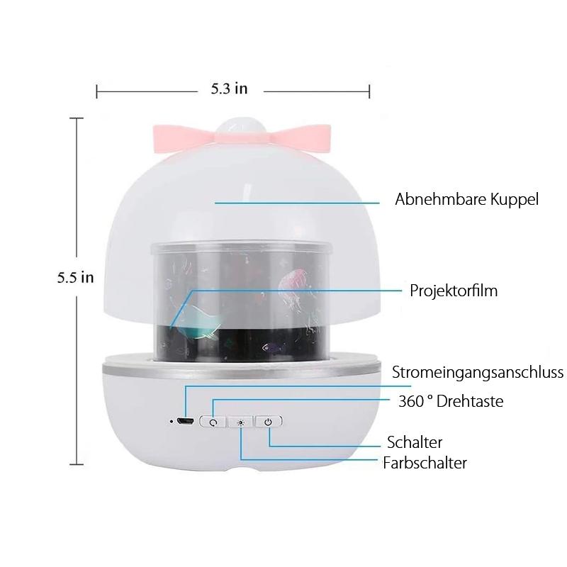 Blaudonau- Kinder Sternprojektor Nachtlicht