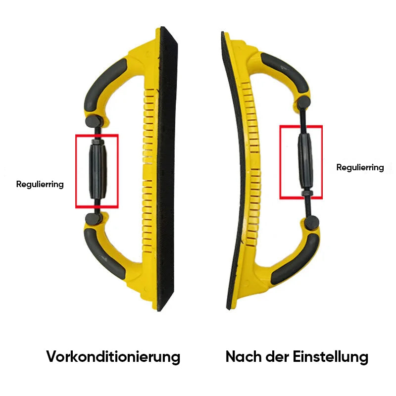 Blaudonau- Verstellbarer Longboard Handschleiffeilenblock Handschleifer