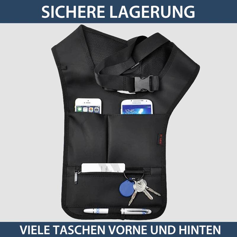 Blaudonau- Verdeckter Achselrucksack