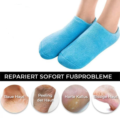 Blaudonau- Feuchtigkeitsspendende Socken mit Gelfutter für die Fußpflege