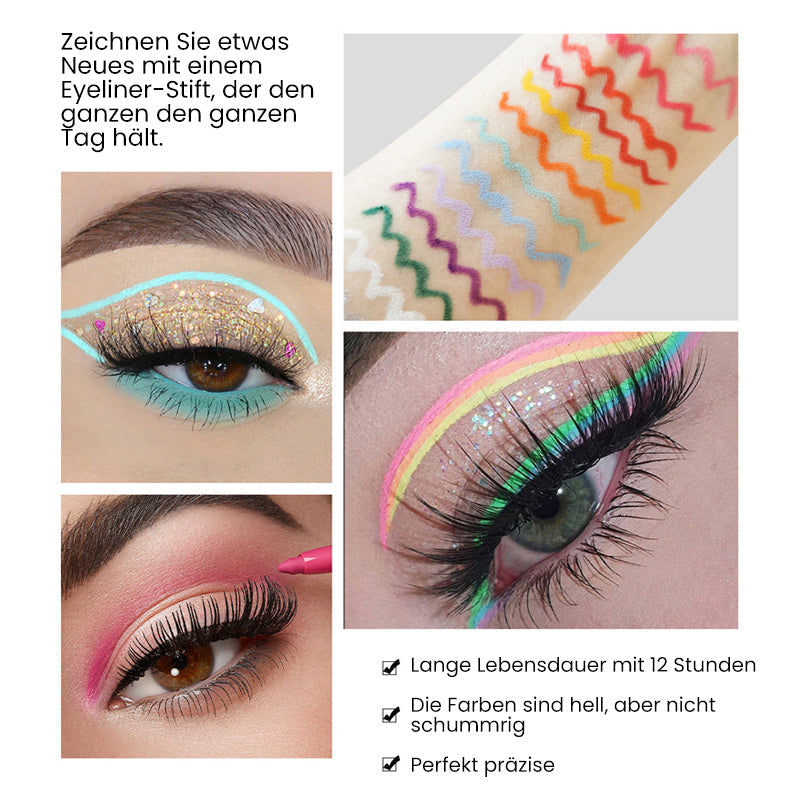 Blaudonau- 20 Stück Farbiges Eyeliner-Stift-Set