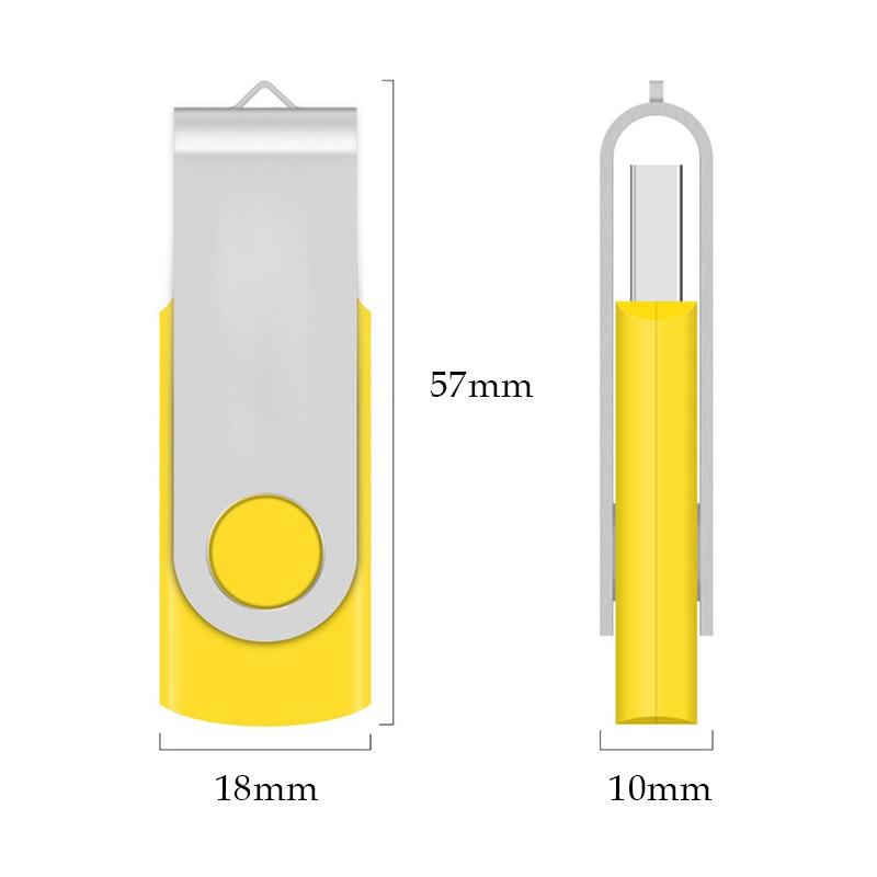 Blaudonau- Metall rotierender USB