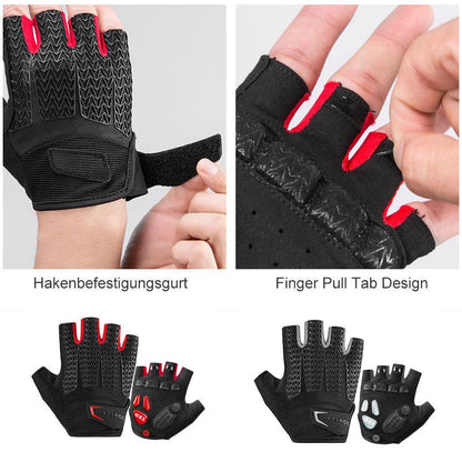 Blaudonau- Fahrradhandschuhe mit halben Fingern