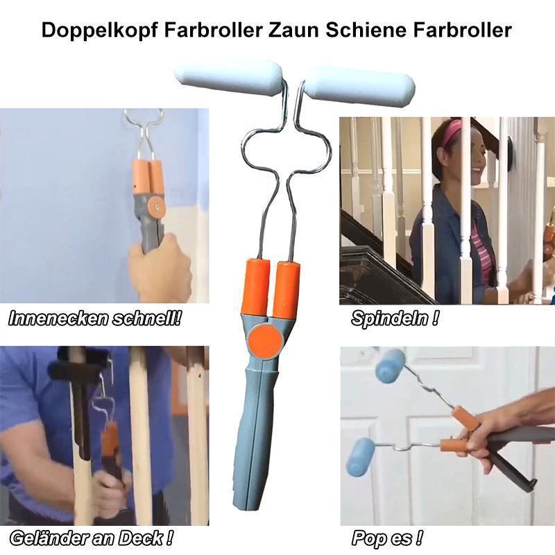 Blaudonau- Einstellbarer Doppelkopf Farbroller