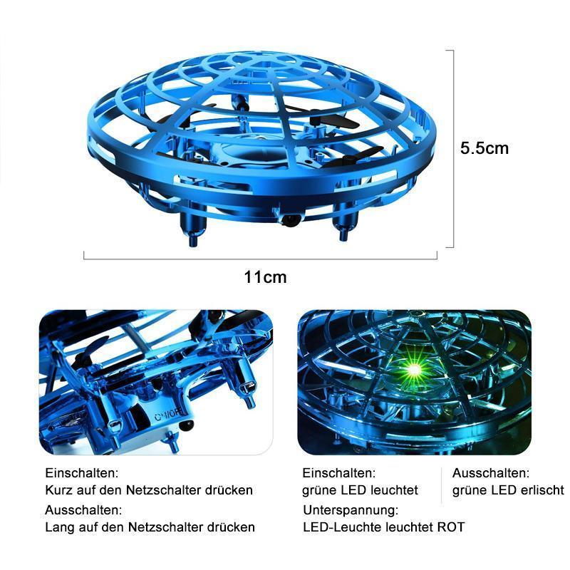 Blaudonau- Mini UFO Induktionsflugzeug