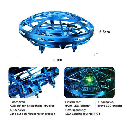 Blaudonau- Mini UFO Induktionsflugzeug