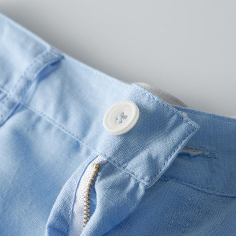 Blaudonau- Herren Shorts aus Leinen & Baumwolle