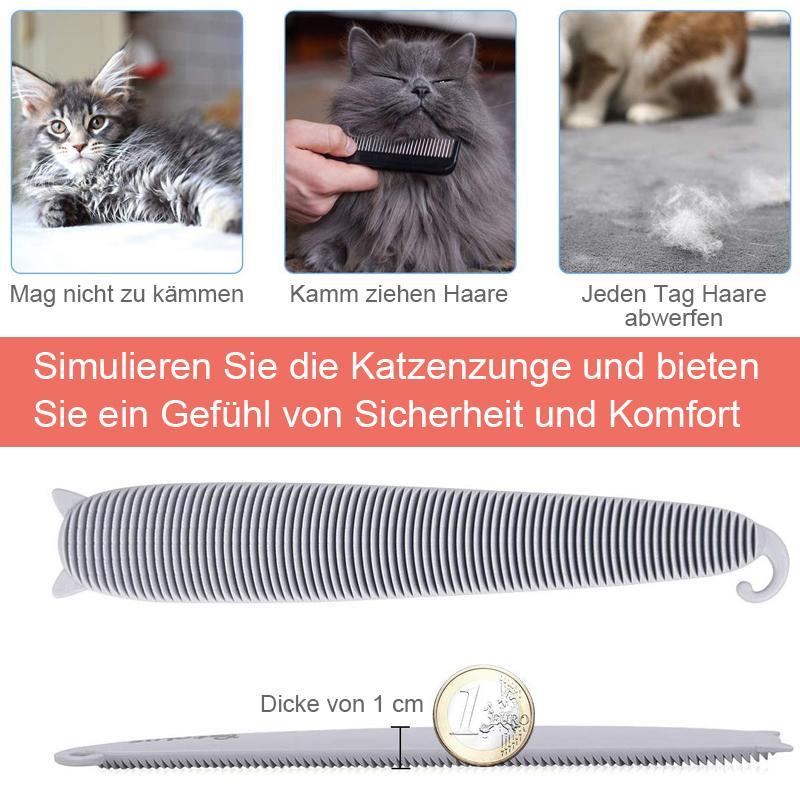 Blaudonau- Entspannende Katzenzungen Massagebürste