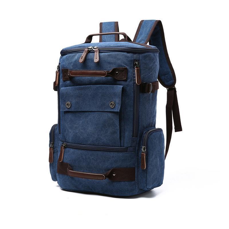 Blaudonau- Man Modische Tasche, Rucksack Blau