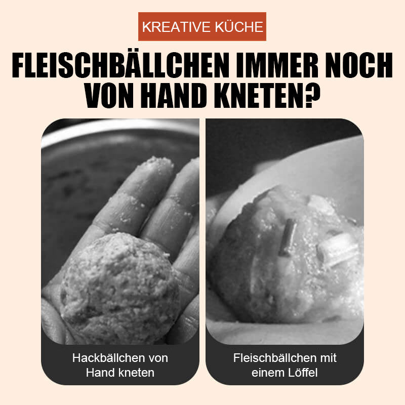 Blaudonau- Kreative Küche Dreifach-Fleischbällchen-Hersteller