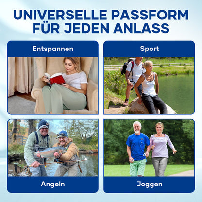 Blaudonau- Herren-Freizeithose aus Eisseide