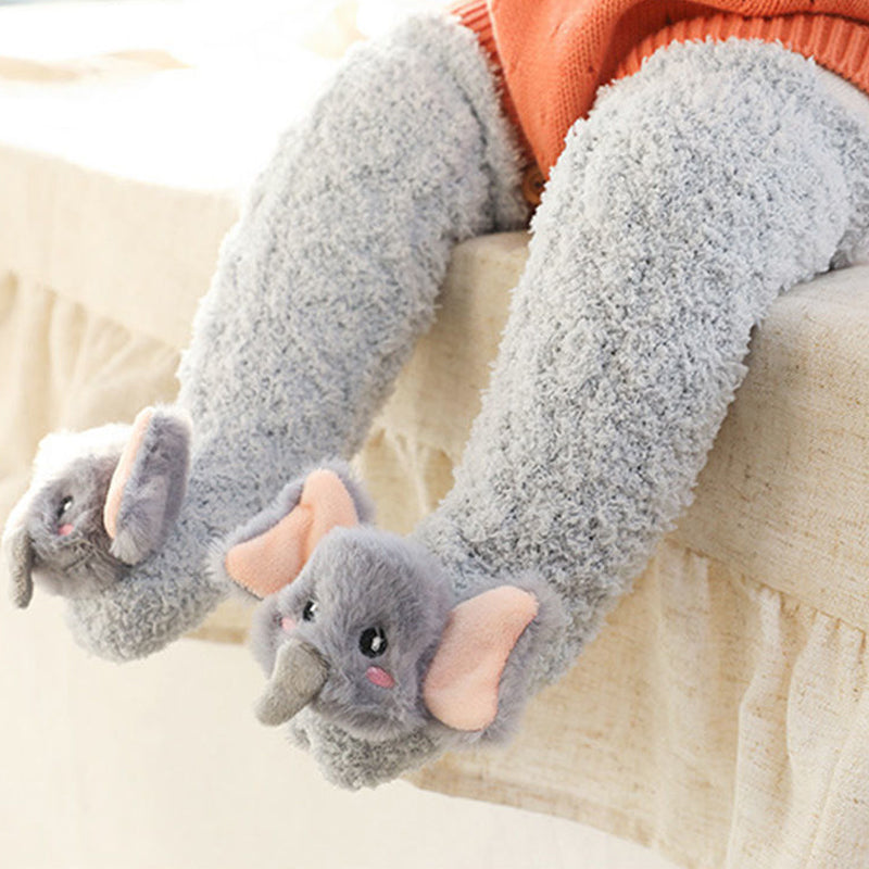 Blaudonau- Flauschige Wintersocken für Babys