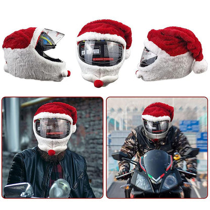 Blaudonau- Weihnachtsmann Motorradhelm Protektor