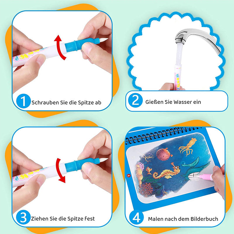 Blaudonau- Magisches Wasserbilderbuch Für Kinder