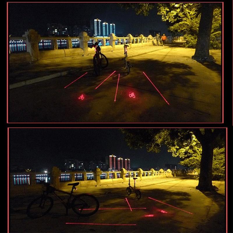 Blaudonau- Fahrrad Laser Projektionsrücklicht