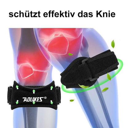 Blaudonau- Sport Knie Schutzgurt, 1 Paar