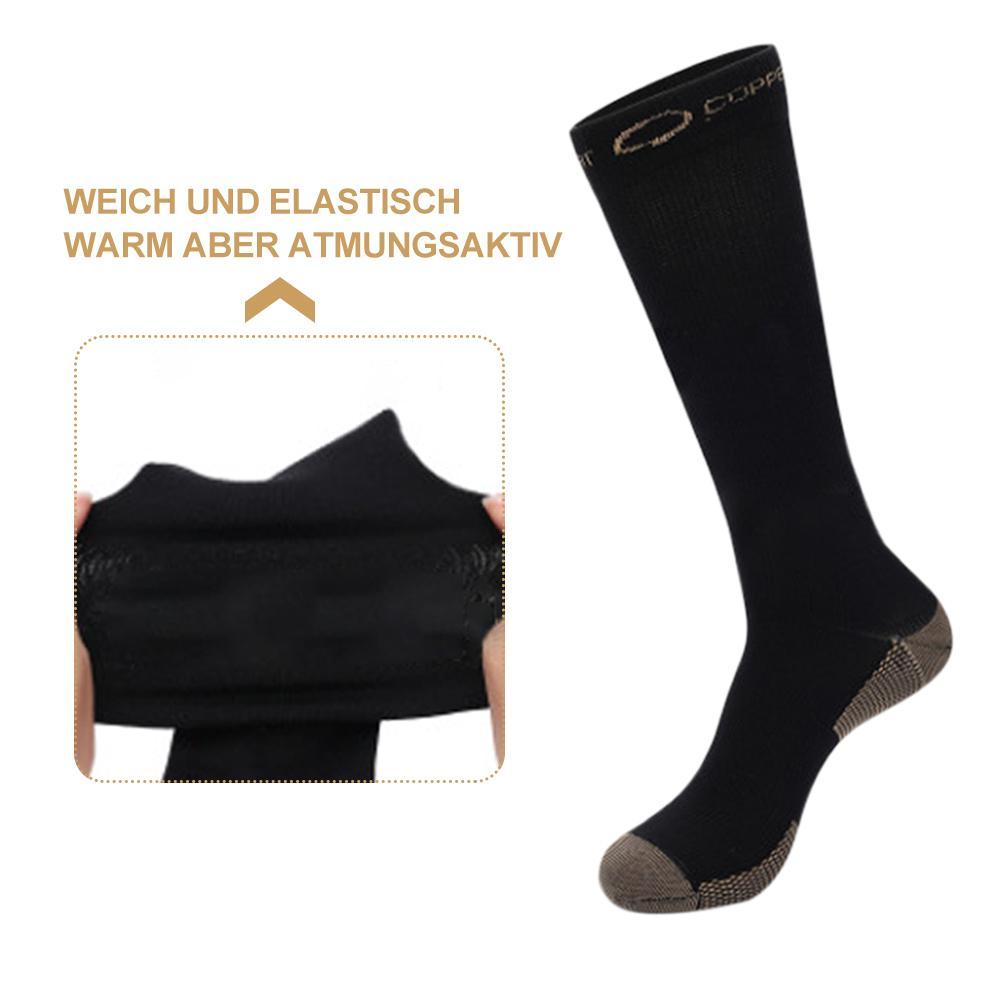 Blaudonau- Warme lange Energiesocken