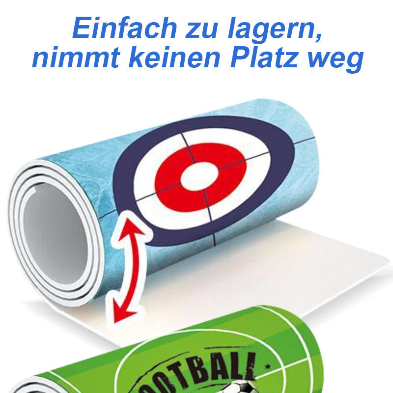 Blaudonau- Brettspiel Curling Spielset