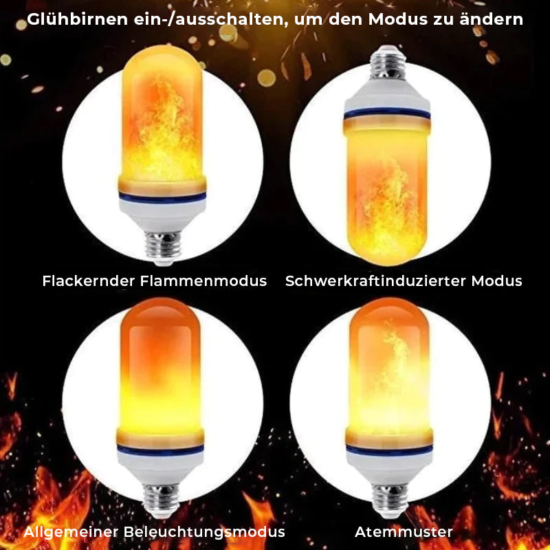 Blaudonau- LED Feuerlicht mit Schwerkrafteffekt