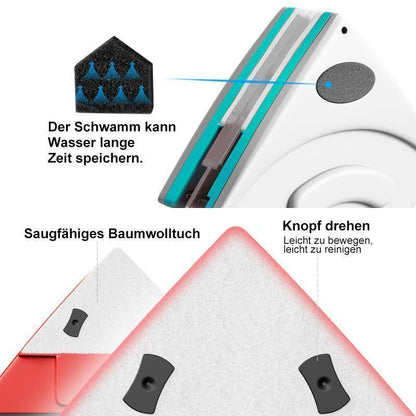 Blaudonau- Doppelseitiger magnetischer Fensterreiniger