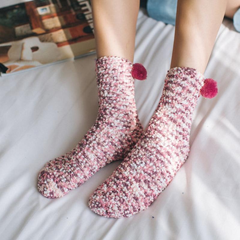 Blaudonau- (🎅FRÜHE WEIHNACHTEN 50 % RABATT) Winter Fuzzy "Cupcakes" Socken mit Geschenkbox