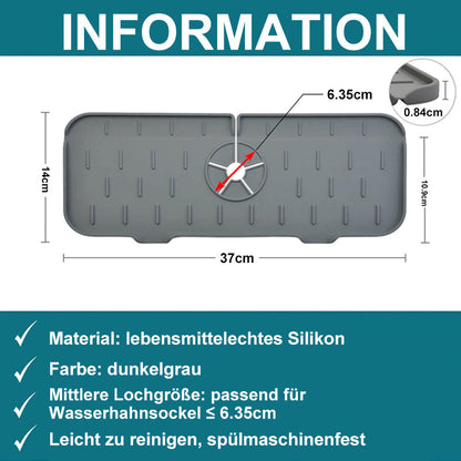 Blaudonau- Silikon Wasserhahn Griff Tropffänger Ablage