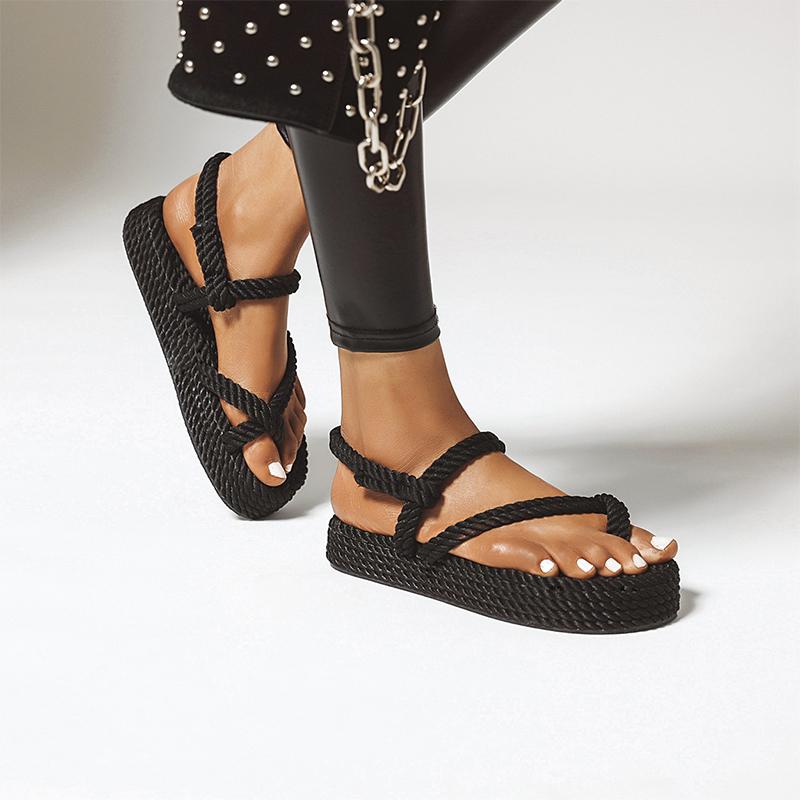 Blaudonau- Damen Sommer Sandalen