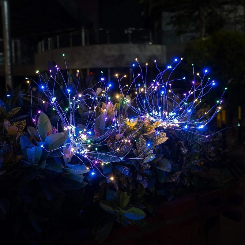 Blaudonau- Solar Feuerwerk Licht Mehrfarbig