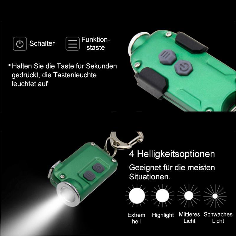 Blaudonau- MINI LED Schlüsselbund Intelligente Taschenlampe