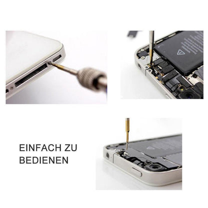 Blaudonau- 5 in 1 Präzision Torx-Schraubendreher-Magnetsatz Handy-Uhr-Reparatur-Werkzeugsatz