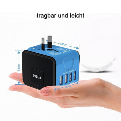 Blaudonau- Universal World Plug Reiseadapter