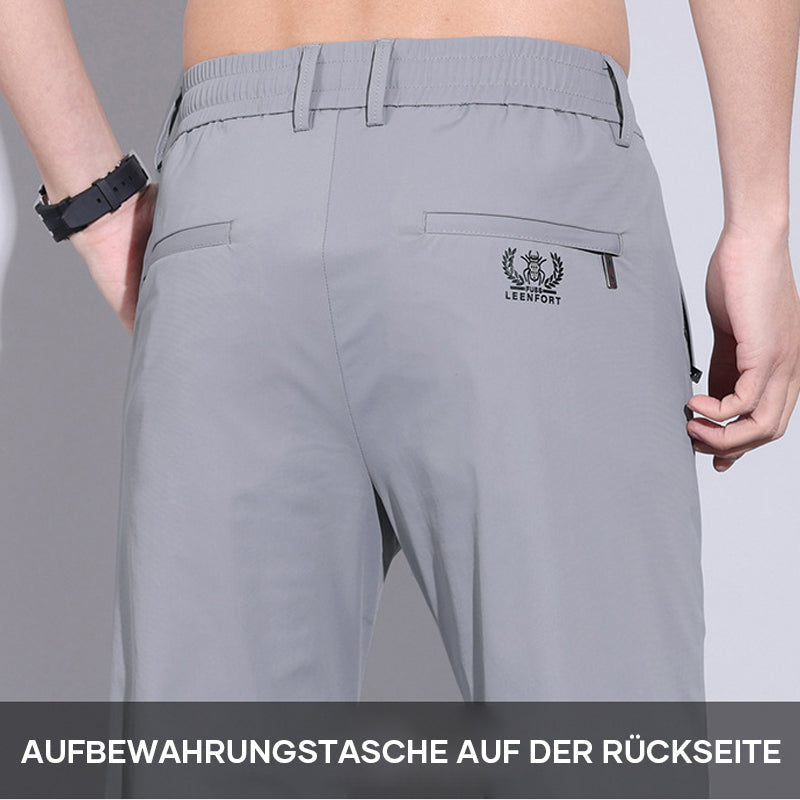 Blaudonau- Herren-Freizeithose aus Eisseide