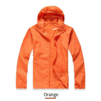 Blaudonau- Unisex, Winddicht, Wasserdicht, UV-beständig, Superleicht Orange