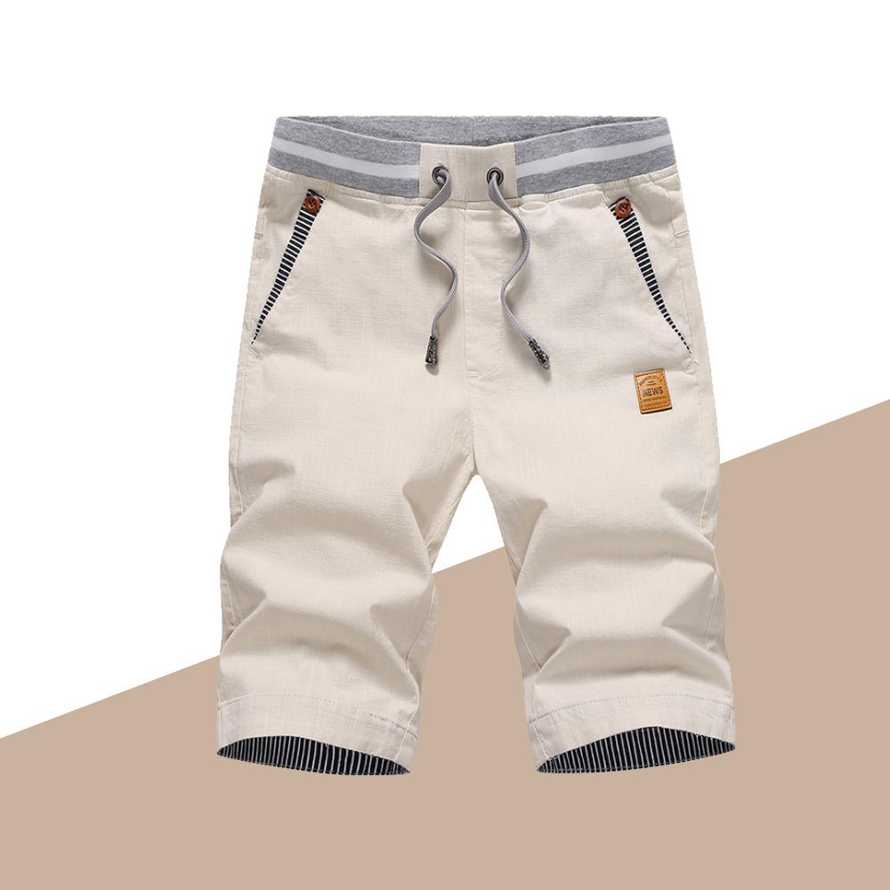 Blaudonau- Lässige Sommershorts für Herren beige