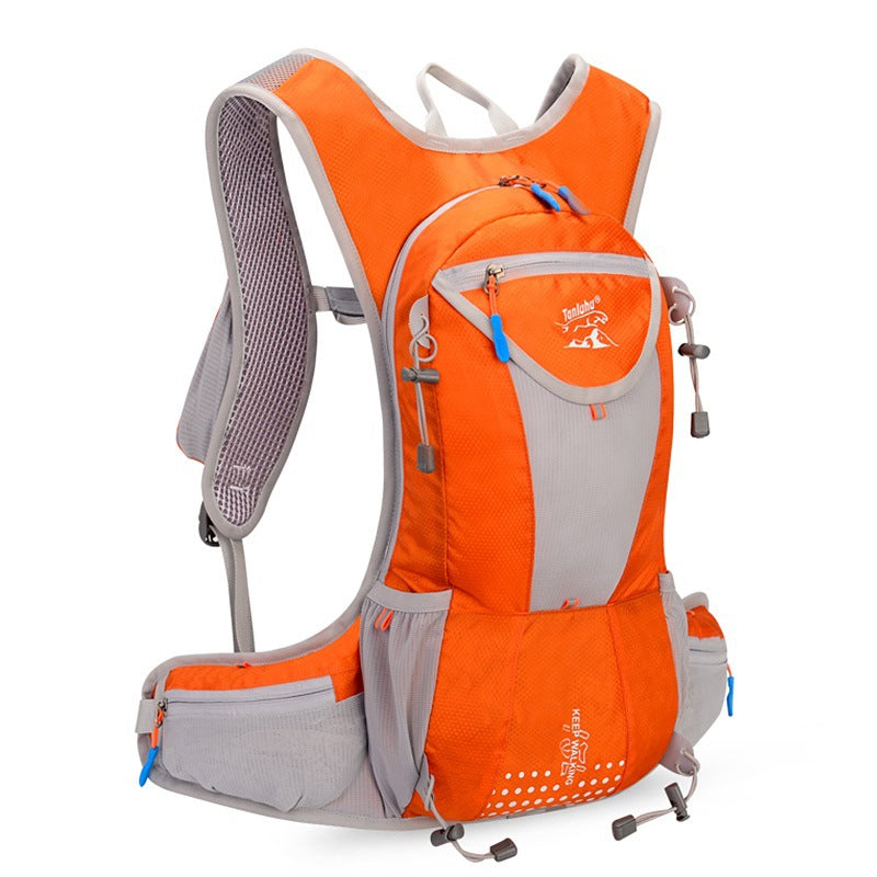 Blaudonau- Outdoor Leichte Und Atmungsaktive Rucksack-Fahrradtasche Orange